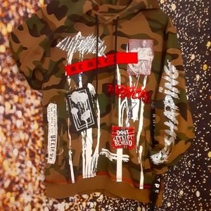 Hoodie and pants army fatigue